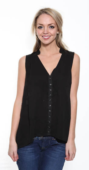 Calvin Klein Black Blouse.