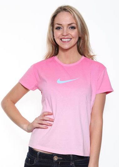 pink nike womens shirt