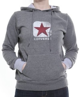 ladies grey converse hoodie